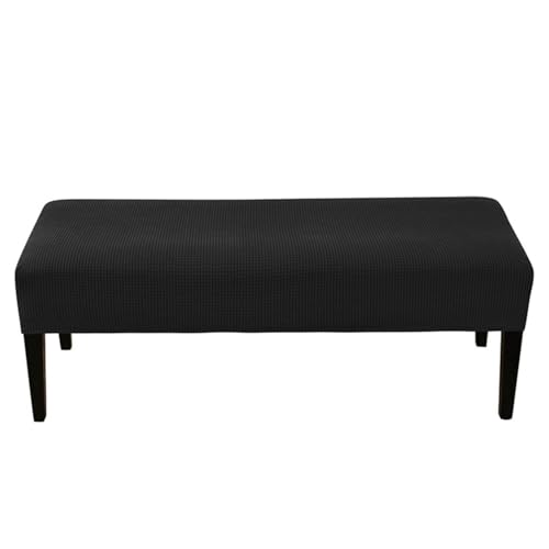 Hueborne Jacquard-Schonbezug for Klavierbänke – Stretch-Polsterbezug for Lange Bänke, Dicker, Solider Sitzschutz for Wohnzimmer Und Esszimmer(Black) von Hueborne