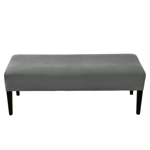 Hueborne Jacquard-Schonbezug for Klavierbänke – Stretch-Polsterbezug for Lange Bänke, Dicker, Solider Sitzschutz for Wohnzimmer Und Esszimmer(Dark Grey) von Hueborne