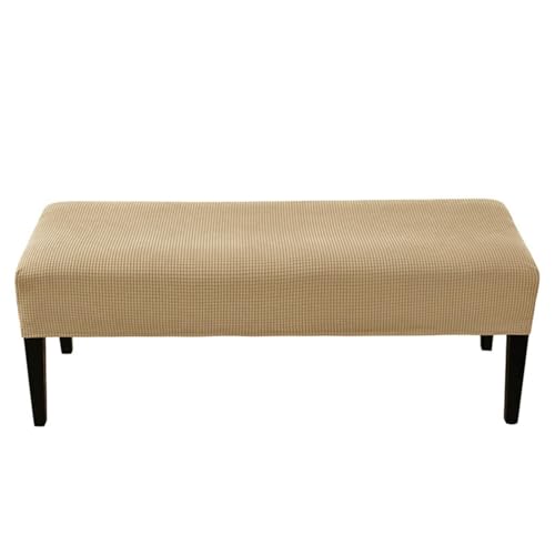 Hueborne Jacquard-Schonbezug for Klavierbänke – Stretch-Polsterbezug for Lange Bänke, Dicker, Solider Sitzschutz for Wohnzimmer Und Esszimmer(Kakhi) von Hueborne