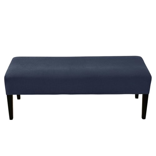 Hueborne Jacquard-Schonbezug for Klavierbänke – Stretch-Polsterbezug for Lange Bänke, Dicker, Solider Sitzschutz for Wohnzimmer Und Esszimmer(Navy) von Hueborne