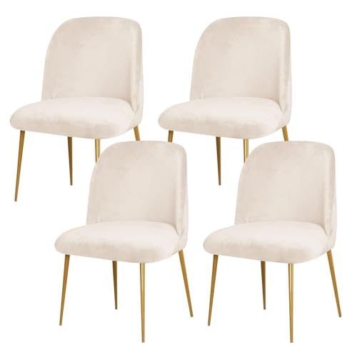 Samtbezüge for Esszimmerstühle Mit Gebogener Rückenlehne, 2er-Set, Dehnbare Schonbezüge Mit Runder Rückenlehne, Mid-Century Modern Akzent-Stuhlbezüge for Esszimmersitze Ohne Armlehnen(Beige,4PCS) Samtbezüge for Esszimmerstühle Mit Gebogener Rückenlehne, 2er-Set, Dehnbare Schonbezüge Mit Runder Rückenlehne, Mid-Century Modern Akzent-Stuhlbezüge for Esszimmersitze Ohne Armlehnen(Beige,4PCS) von Hueborne