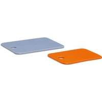 Hübsch Interior - Amare Keramikplatten, hellblau / orange (2er-Set) von Hübsch Interior