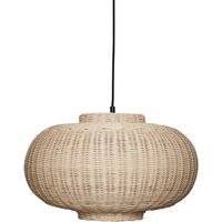 Hübsch Interior - Chand Pendelleuchte, H 27 x Ø 45 cm, rattan von Hübsch Interior