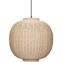 Hübsch Interior - Chand Pendelleuchte, H 43 x Ø 45 cm, rattan von Hübsch Interior