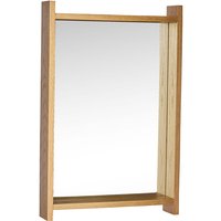 Hübsch Interior - Forma Wandspiegel 60 x 40 cm, Rahmen Eiche von Hübsch Interior