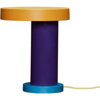 Hübsch Interior - Magic LED Tischleuchte, lila / petrol / orange / gelb von Hübsch Interior