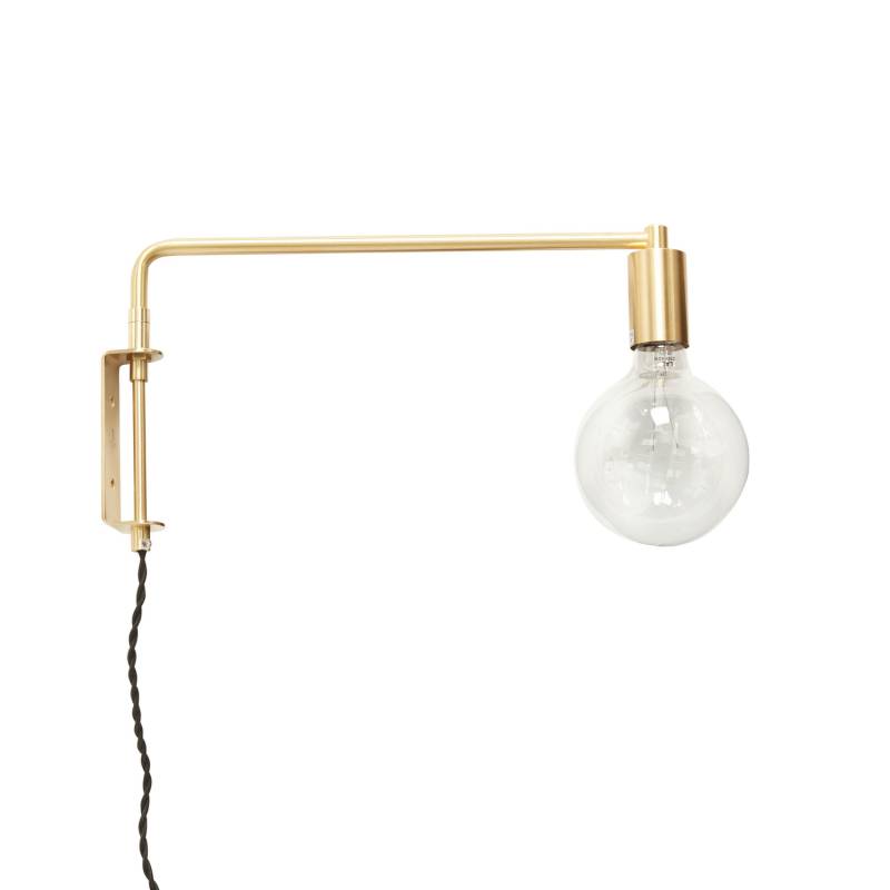 Hübsch Interior   Messing Wandleuchte Mit Leuchtmittel Wandlampe Lampe Leuchte B-Ware von Hübsch Interior
