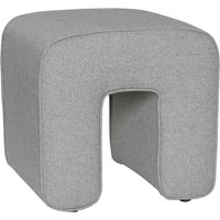 Hübsch Interior - Sculpture Pouf, H 47 cm, grau von Hübsch Interior