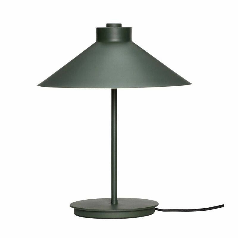 Hübsch Interior Tischlampe Tischleuchte Nachttischlampe Lampe Bürolampe Grün E14 B-Ware von Hübsch Interior
