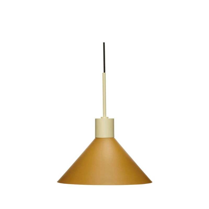 Hübsch - Crayon Pendelleuchte Ø35 Brown/Beige von Hübsch