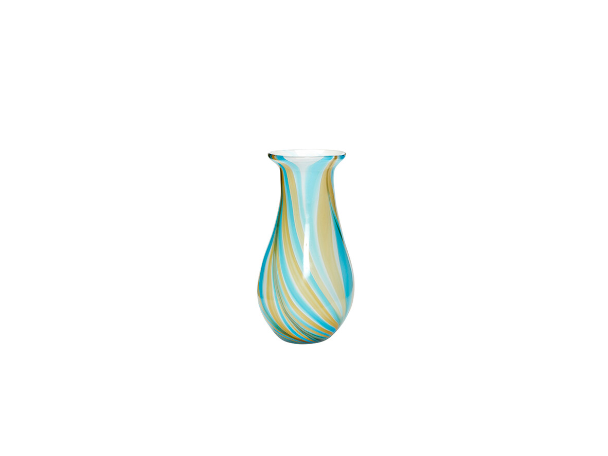 Hübsch - Kaleido Vase Blue/Yellow Hübsch von Hübsch