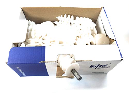 Kunststoffdübel Dämmstoffplattendübel "TURBO-FIX" 27 x 52 mm | 50 Stück | für Befestigungen auf Hartschaumplatten, selbst-bohrend, Aufnahme: T 40 | Setzwerkzeug inklusive | Hüfner Made in Germany Kunststoffdübel Dämmstoffplattendübel "TURBO-FIX" 27 x 52 mm | 50 Stück | für Befestigungen auf Hartschaumplatten, selbst-bohrend, Aufnahme: T 40 | Setzwerkzeug inklusive | Hüfner Made in Germany von Hüfner