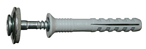 Nageldübel 6x35/15 I 100 Stück "FIX-DICHT" Senkkopf aus Nylon mit Edelstahl Nagelschraube und Dichtscheibe A2 15mm Nageldübel 6x35/15 I 100 Stück "FIX-DICHT" Senkkopf aus Nylon mit Edelstahl Nagelschraube und Dichtscheibe A2 15mm von Hüfner