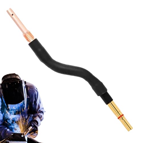 Huehkir Biegen von Schweißstäben, Schweißbrenner-Biegerohr - Messing-Biegestange für Schweißbrenner | Wiederverwendbarer Rohrbiegeadapter, verschleißfestes Schweißzubehör für Schweißer von Huehkir