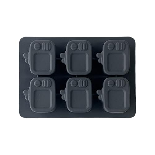 Huehkir Eisformen Für Cocktails | Silikon Eiswürfelform Fernseher-Design | 6 Fächer Wiederwendbare Form Für Cocktails Whiskey Säfte Und Getränke Zubereitung Huehkir Eisformen Für Cocktails | Silikon Eiswürfelform Fernseher-Design | 6 Fächer Wiederwendbare Form Für Cocktails Whiskey Säfte Und Getränke Zubereitung von Huehkir