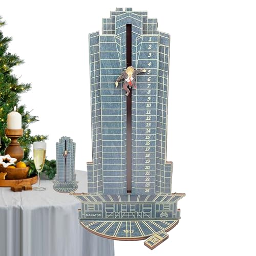 Huehkir Holz Weihnachtskalender | 24-Tage Adventskalender Holz Schiebe Schlitten Dekoration - Lustiges Zentrumstück Dekoration Für Wohnzimmer & Schlafzimmer Huehkir Holz Weihnachtskalender | 24-Tage Adventskalender Holz Schiebe Schlitten Dekoration - Lustiges Zentrumstück Dekoration Für Wohnzimmer & Schlafzimmer von Huehkir