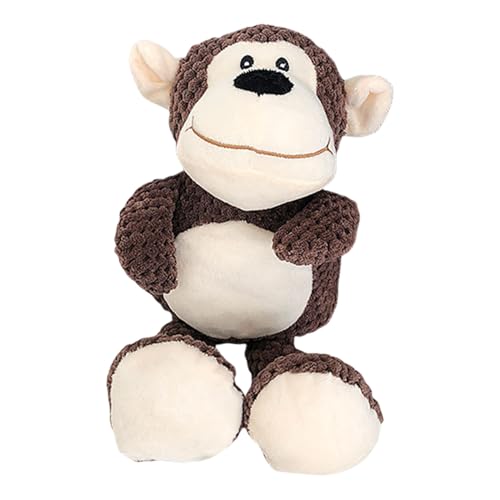 Huehkir Hundespielzeug Mit Knister Und Quietsch - Plüschige Welpen Spielzeuge - Interaktives Hundespielzeug Mit Quietschfunktion Zur Bekämpfung Von Langeweile Bei Starkem Kauverhalten von Huehkir