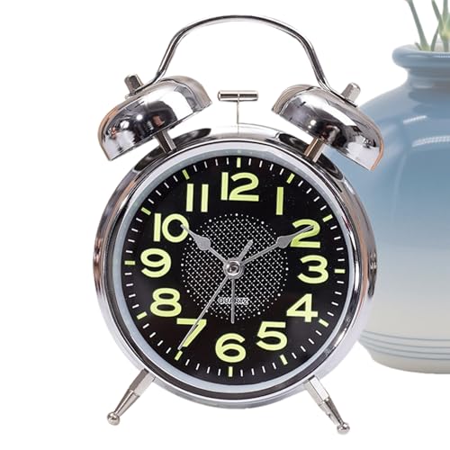 Huehkir Wecker Mit Klingel | Retro Wecker Nachleuchtend,Retro Leiser 8 cm Mit Timer Für Kinderzimmer Senioren Nachttisch Schreibtisch Reise Bett Zuhause Huehkir Wecker Mit Klingel | Retro Wecker Nachleuchtend,Retro Leiser 8 cm Mit Timer Für Kinderzimmer Senioren Nachttisch Schreibtisch Reise Bett Zuhause von Huehkir