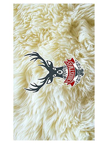 Huella Deco Christmas Teppich Carpet Mat Floor, Vinyl, 70 x 123 cm von Huella Deco