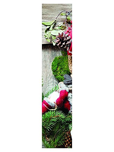 Huella Deco Christmas Teppich Runner Mat Floor, Vinyl, 50 x 140 cm von Huella Deco