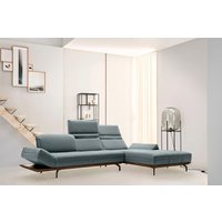hülsta sofa Ecksofa "hs.420", in 2 Qualitäten, Holzrahmen in Eiche Natur oder Nußbaum, Breite 293 cm von Hülsta Sofa