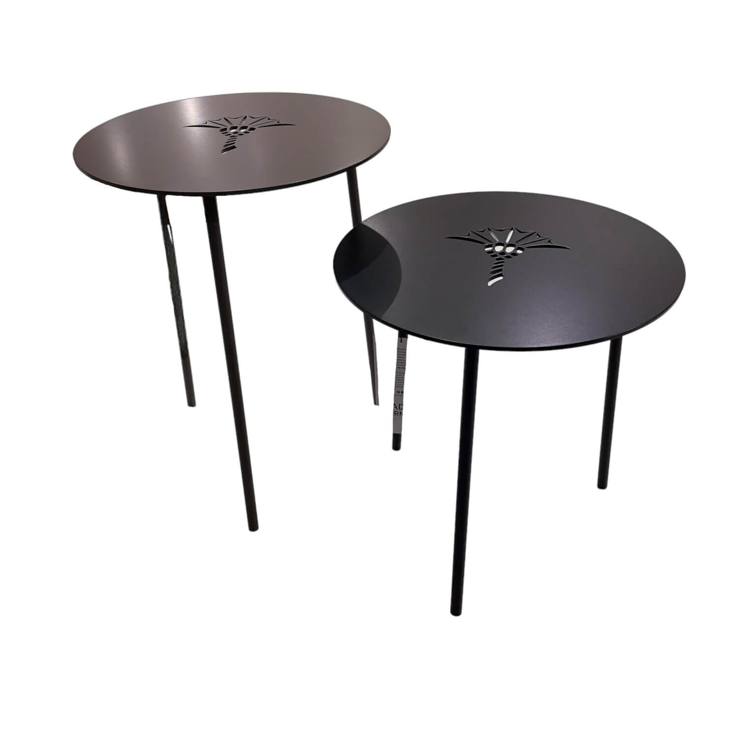 2 Satz Tisch Emboss Metall Mitternachtsblau Dunkelblau Grau Und Rauch Gepudert A... 2 Satz Tisch Emboss Metall Mitternachtsblau Dunkelblau Grau Und Rauch Gepudert A... von Hülsta