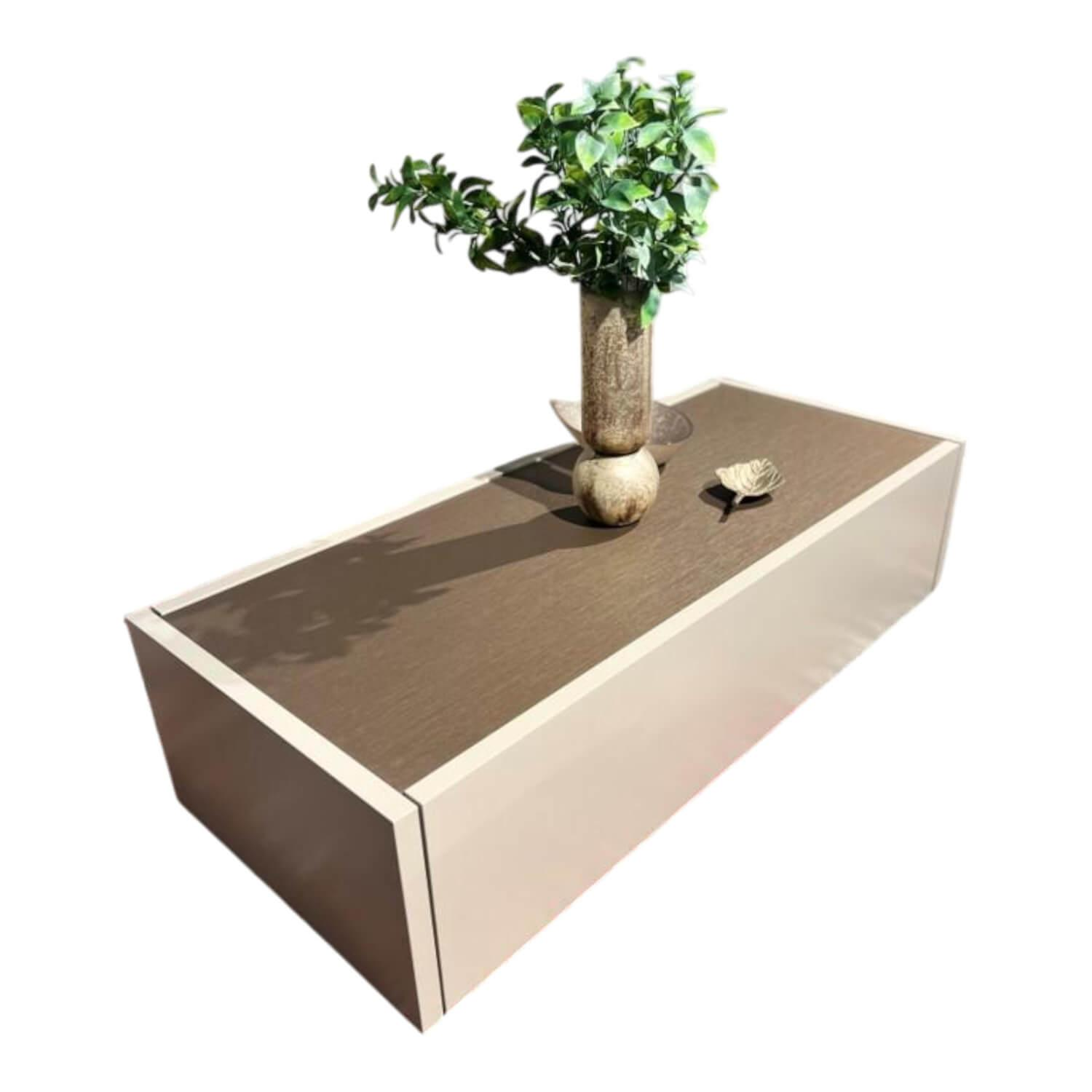 Couchtische  CT 180 Lack Seidengrau Bronze Couchtische  CT 180 Lack Seidengrau Bronze von Hülsta