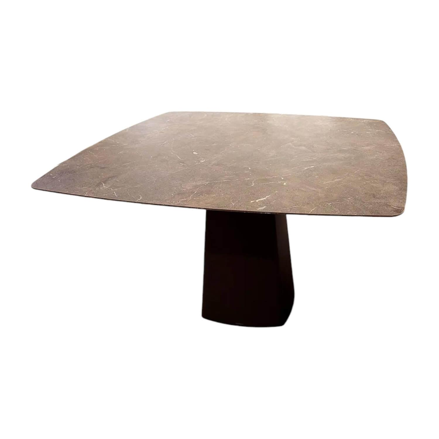 Esstisch T81 Platte Keramik Umbra Marron Grau Braun Fuß Metall Anthrazit Pulverb... Esstisch T81 Platte Keramik Umbra Marron Grau Braun Fuß Metall Anthrazit Pulverb... von Hülsta