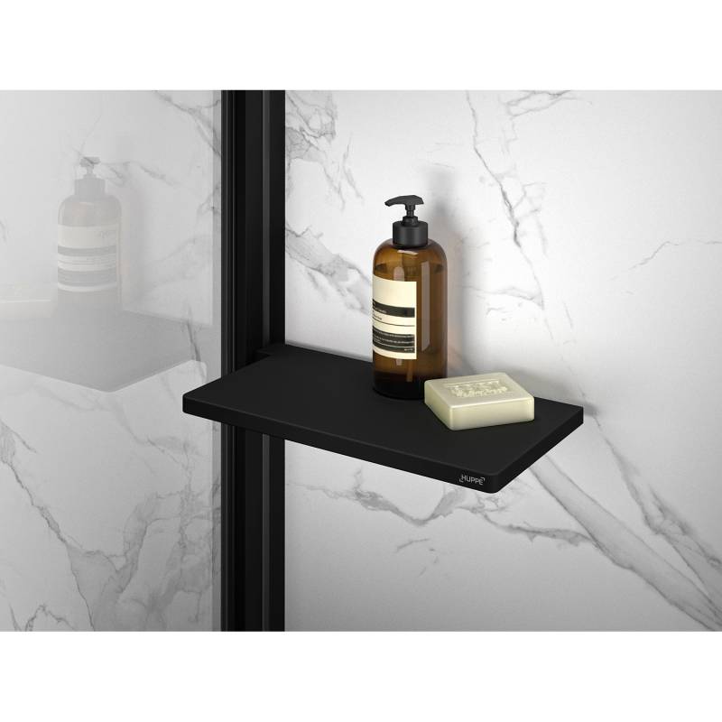 Hüppe Duschablage Select+ Schwarz von Hüppe