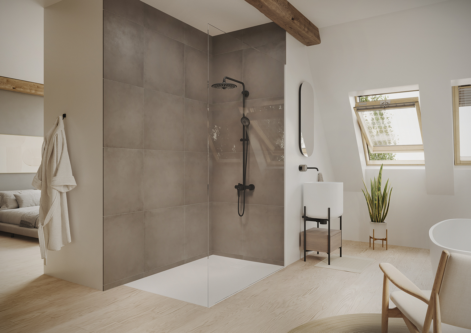 HÜPPE Seamlite Viereck Walk-In Seitenwand alleinstehend, Maßanfertigung, B:70-120 H:200,1-220 cm, 10mm Glas, HS0182182378 HÜPPE Seamlite Viereck Walk-In Seitenwand alleinstehend, Maßanfertigung, B:70-120 H:200,1-220 cm, 10mm Glas, HS0182182378 von Hüppe