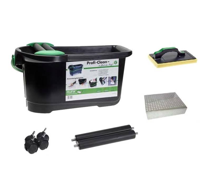 Hufa Fliesenrollenwasch-Set Hufa Fliesenleger Fliesen Waschset Profi Clean Plus 9451, Waschrollen mit Metallachsen von Hufa