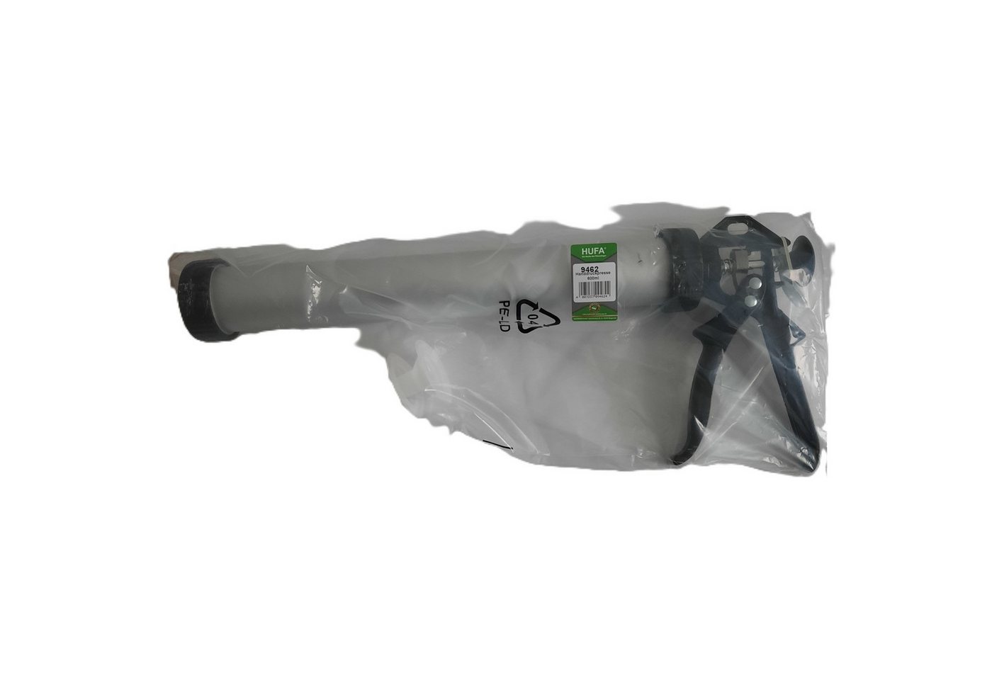 Hufa Kartuschenpistole Hufa Silikon Dichtstoff Kartuschen und Beutel Handdruckpresse 600ml, Aluminium Rohr von Hufa