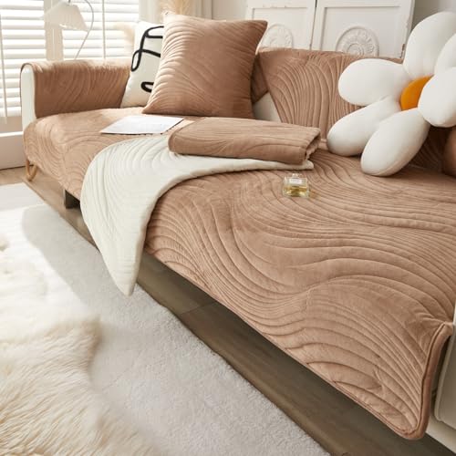Funny Fuzzy Couch Cover Sofabezug L U Form Sofahusse Sofa Überzug 3/4/2/1 Sitzer rutschfest Ecksofa Bezug Waschbar Sofaüberwurf Samt Sofaschoner Hund Katze von Hufu
