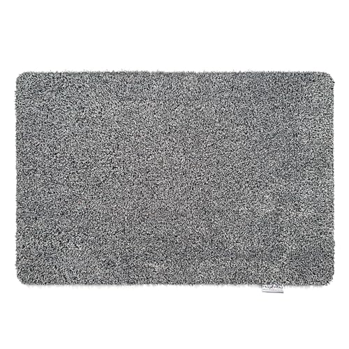 Hug Rug hellgraue Schutzmatte für drinnen, hochabsorbierend und maschinenwaschbar, 50 x 75 cm von Hug Rug