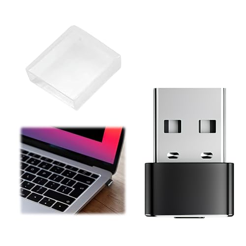 Mouse Jiggler USB Mouse Mover mit EIN/AUS-Schalter und 3-Modi. Treiberfreier Mausbeweger, Nicht nachweisbar. Der Maus Jiggler hält Computer/Laptop wach und ist Plug-and-Play-fähig von Hugfads
