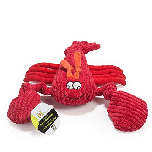 HuggleHounds Durbale Knotties Lobsta Hundespielzeug, Plüsch, Kordsamt, Größe L HuggleHounds Durbale Knotties Lobsta Hundespielzeug, Plüsch, Kordsamt, Größe L von HuggleHounds