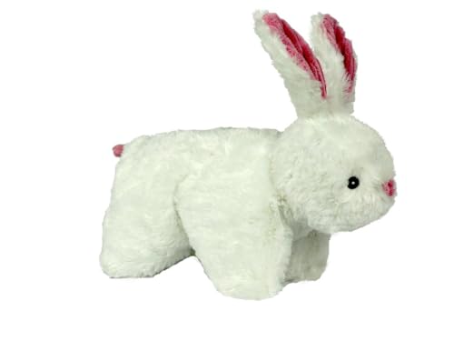 Hugglehounds Plüsch, strapazierfähig Knot-Less squooshie Bunny, weiß Hugglehounds Plüsch, strapazierfähig Knot-Less squooshie Bunny, weiß von HuggleHounds