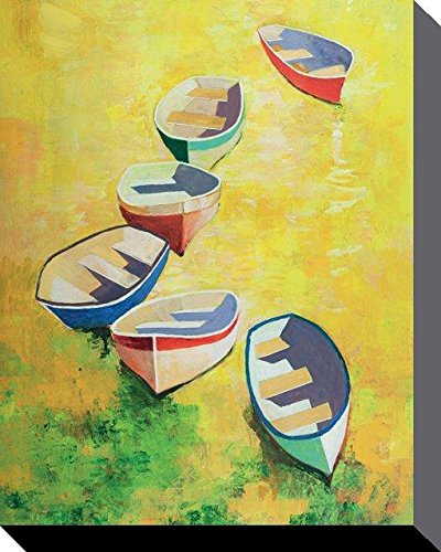 Hugh Cushing Kunstdruck auf Leinwand, Motiv Light at Noon, 40 x 50 cm, Polyester, Mehrfarbig, 40x50x3.2 cm von Hugh Cushing
