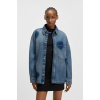 HUGO Blue Jeanshemd "Garesa", im Relaxed Fit, mit Laserdruck HUGO Blue Jeanshemd "Garesa", im Relaxed Fit, mit Laserdruck von Hugo Blue