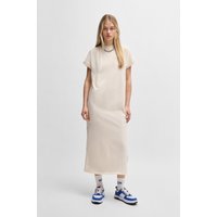 HUGO Blue Jerseykleid "Nalle" Oversized mit Schlitz, mit Logostickerei, Jersey von Hugo Blue
