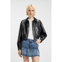 HUGO Blue Kurzjacke "Autene" FAUX Lederjacke mit HUGO Prägung auf der Rückseite HUGO Blue Kurzjacke "Autene" FAUX Lederjacke mit HUGO Prägung auf der Rückseite von Hugo Blue