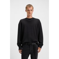 HUGO Blue Langarmshirt "Nuwolo" mit Logo-Badge von Hugo Blue