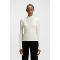 HUGO Blue Stehkragenpullover "Sarmie" mit Label-Stitching von Hugo Blue