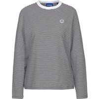 HUGO Blue Sweatshirt "Delessa" mit Logoaufnäher von Hugo Blue