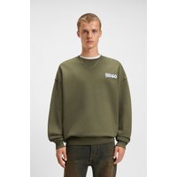 HUGO Blue Sweatshirt "Nyrocrew", Rundhalsausschnitt, Loose fit, Druck in Chrom-Optik HUGO Blue Sweatshirt "Nyrocrew", Rundhalsausschnitt, Loose fit, Druck in Chrom-Optik von Hugo Blue