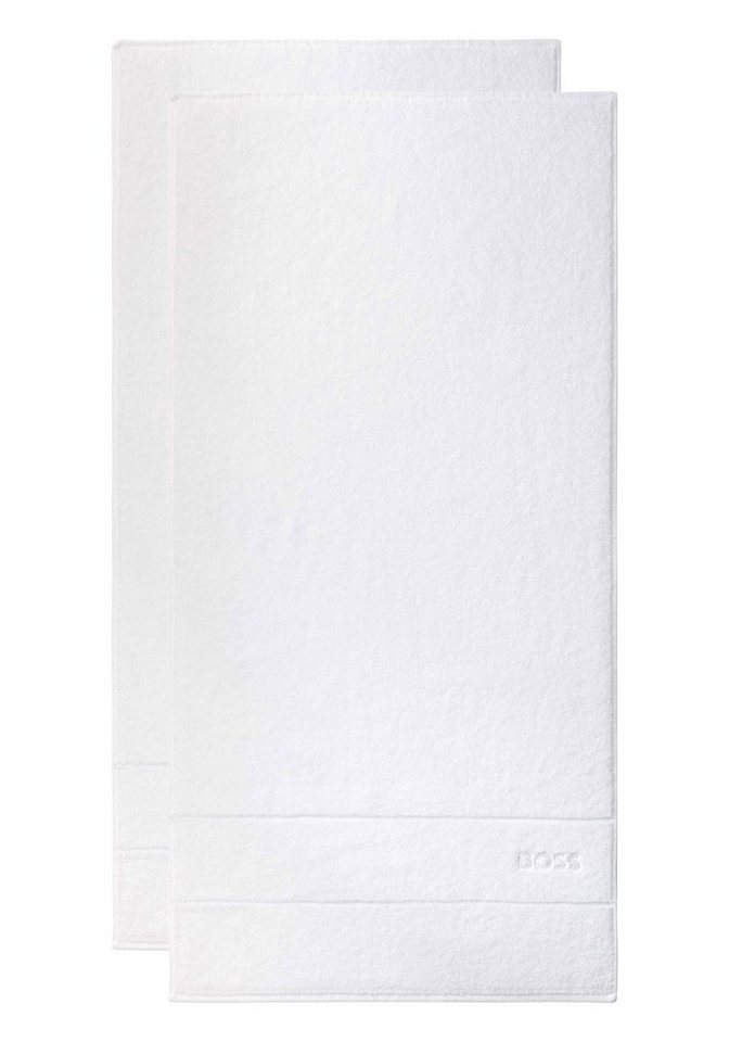 Hugo Boss Home Handtücher PLAIN (2tlg), (2-St), mit modernem Design von Hugo Boss Home