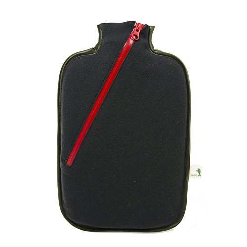 Hugo Frosch Wärmflasche Classic Comfort Softshell schwarz von Hugo Frosch