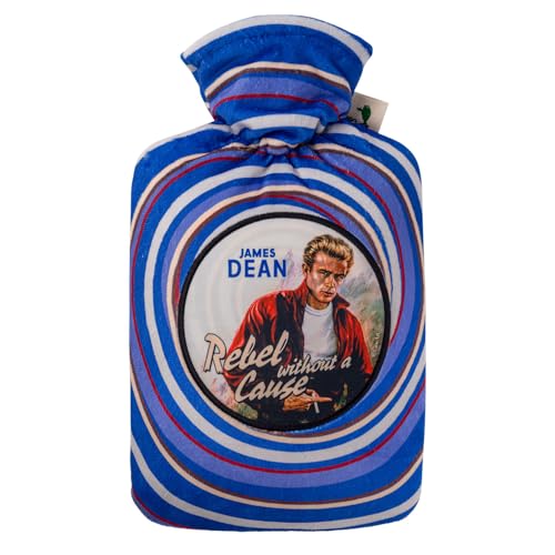 Hugo Frosch Wärmflasche mit Klassik 1,8 l Nickibezug "Movie" James Dean von Hugo Frosch