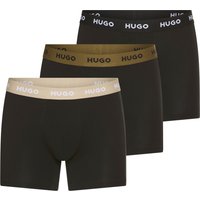 HUGO Underwear Boxer "BOXERBR TRIPLE", (Packung, 3 St., 3er), mit elastischem Bund von Hugo Underwear