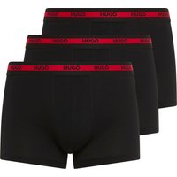 HUGO Underwear Trunk "TRIPLET PLANET" 3 Stk. tlg., Logos am elastischen Bund, mittlere Bundhöhe von Hugo Underwear